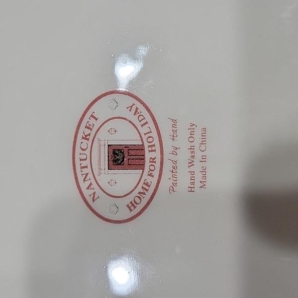 Hand Painted Snow People Serving Plate!!! - Picture 9 of 13